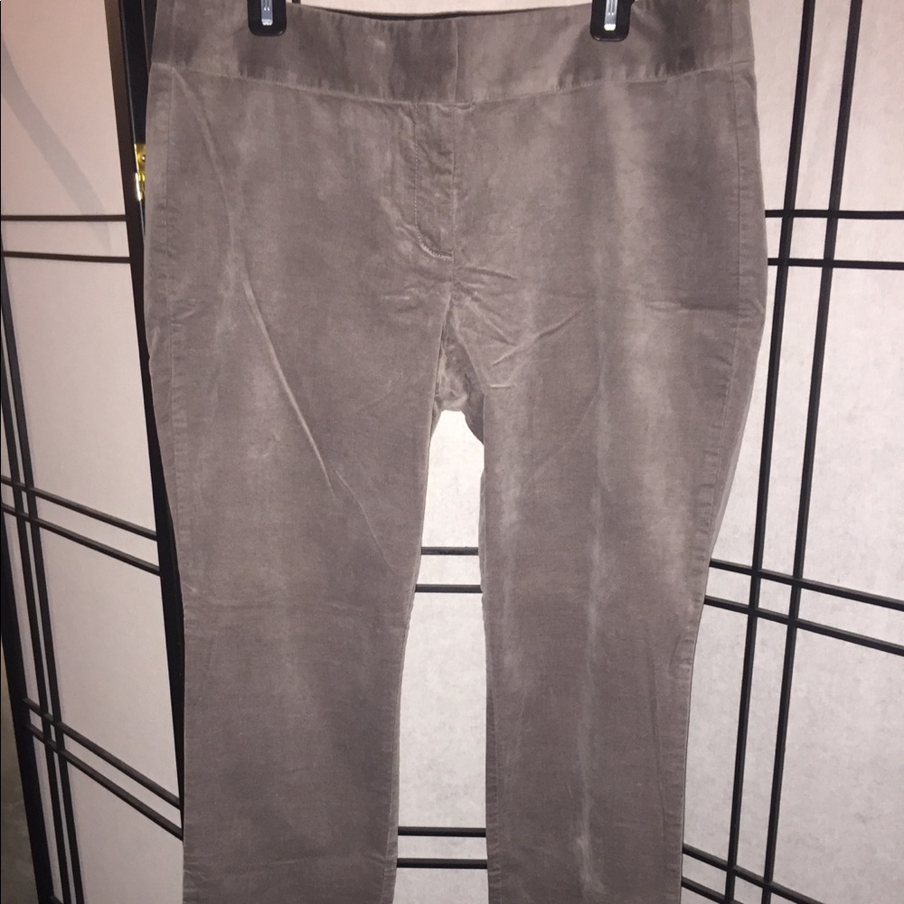 Skinny velvet pants